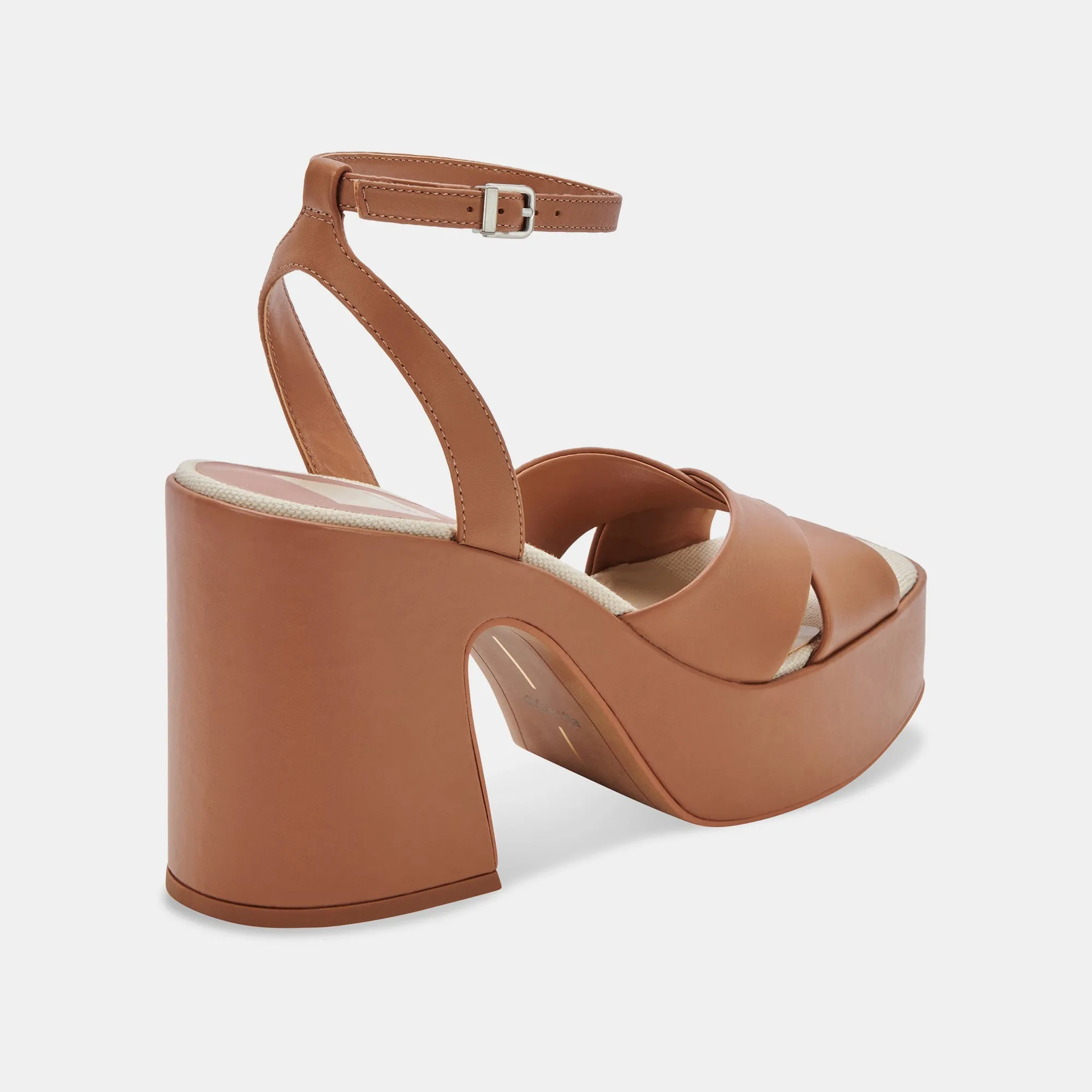 WESSI HEELS CARAMEL LEATHER - re:vita sold by Dolce Vita product image thumbnail 5