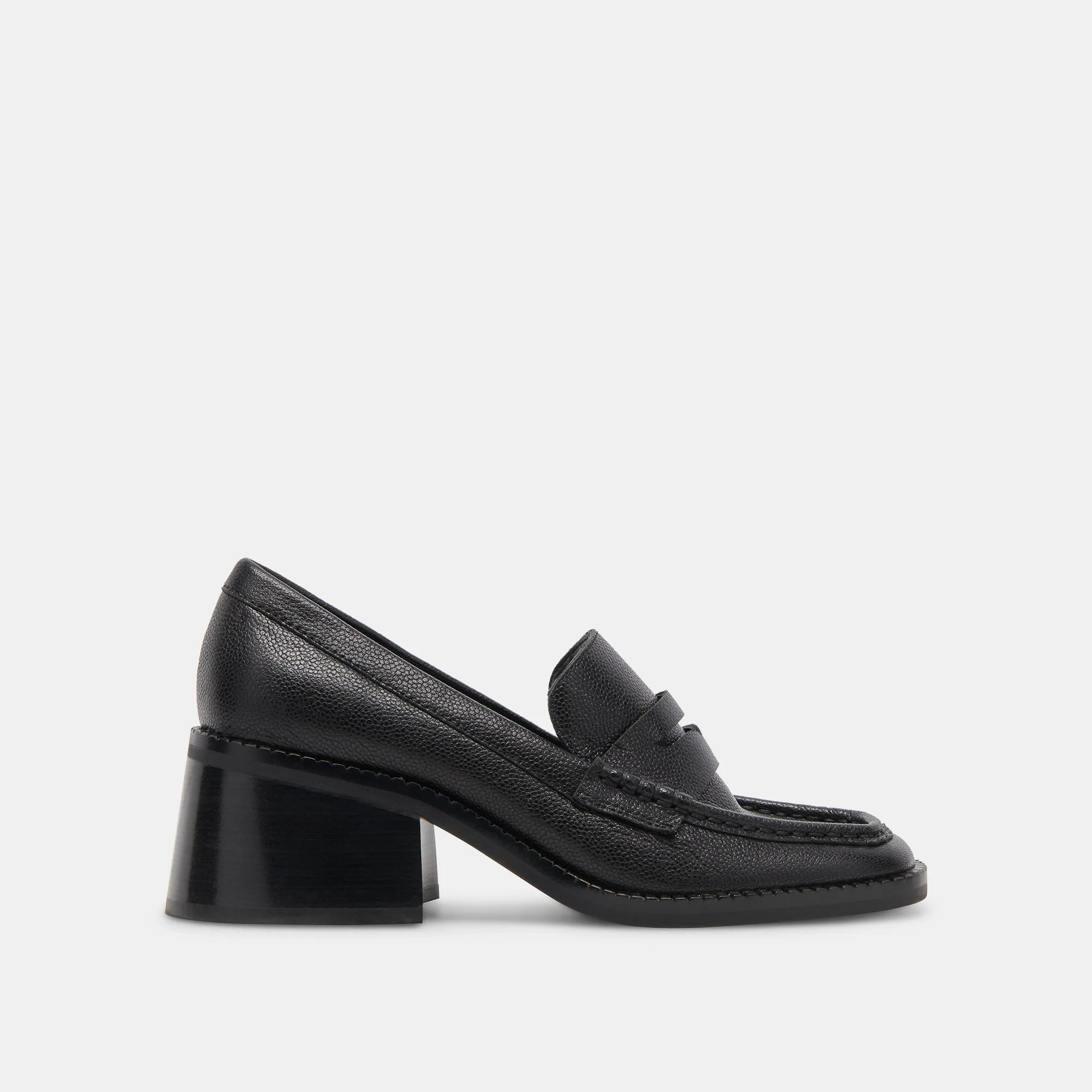 TALIE LOAFERS ONYX EMBOSSED LEATHER - re:vita sold by Dolce Vita