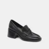 TALIE LOAFERS ONYX EMBOSSED LEATHER - re:vita sold by Dolce Vita