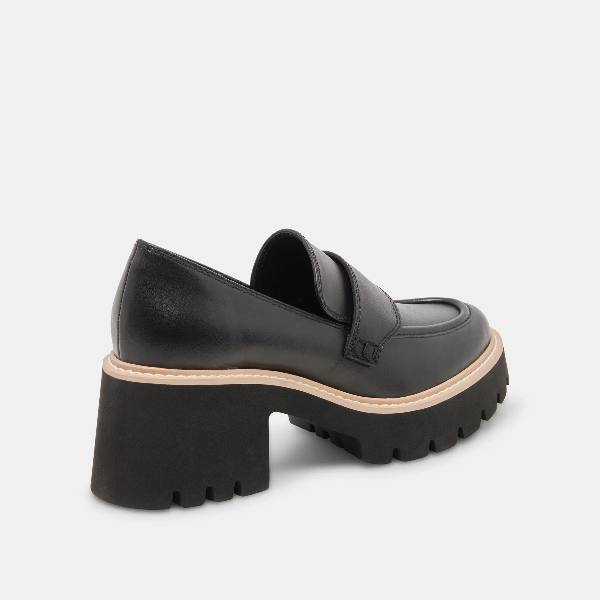 HALONA LOAFERS ONYX LEATHER - re:vita sold by Dolce Vita product image thumbnail 5