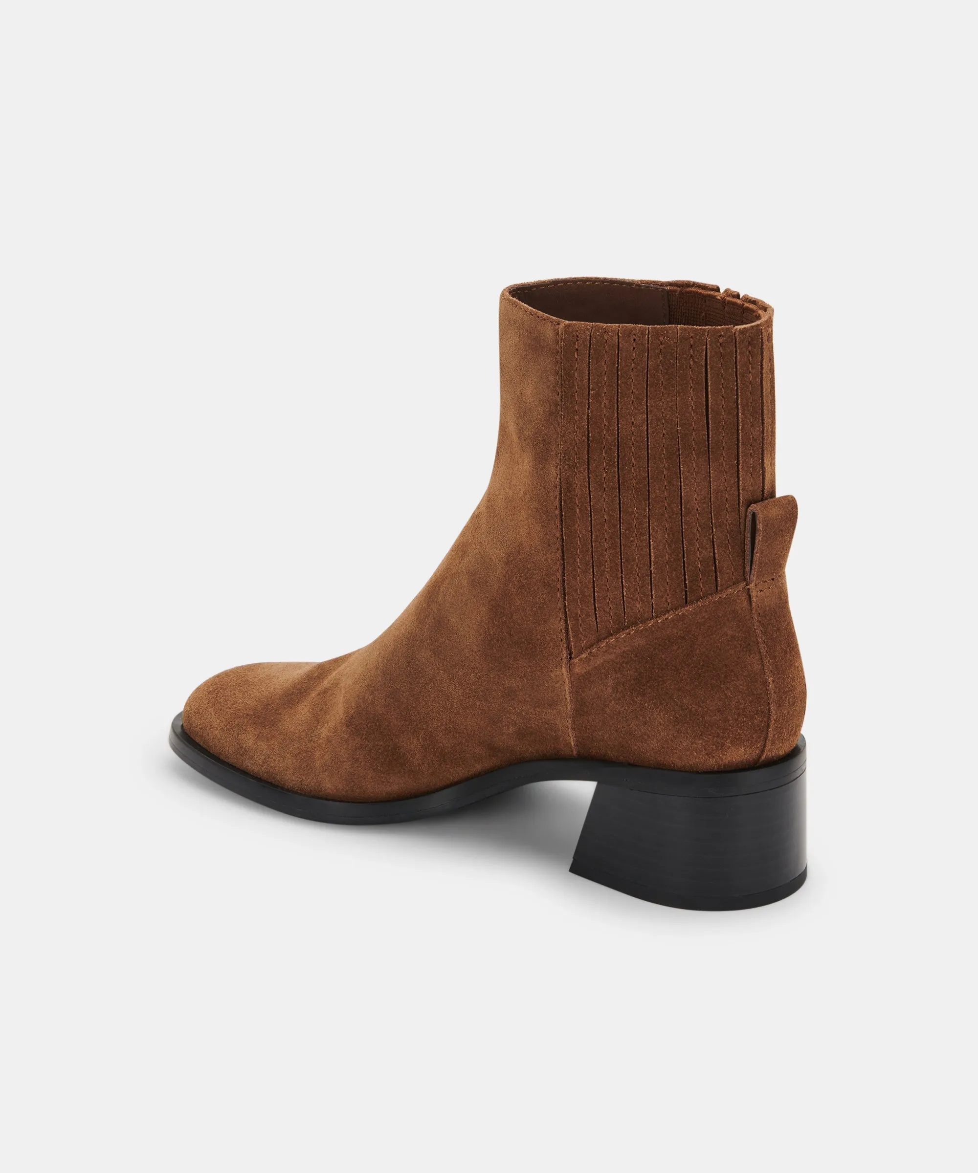 LAYTON BOOTIES DK BROWN SUEDE - re:vita sold by Dolce Vita product image thumbnail 5