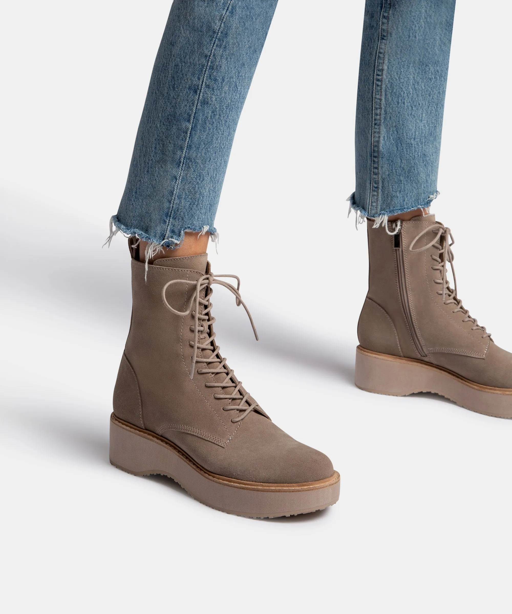 VELA BOOTS ALMOND SUEDE - re:vita sold by Dolce Vita product image thumbnail 2