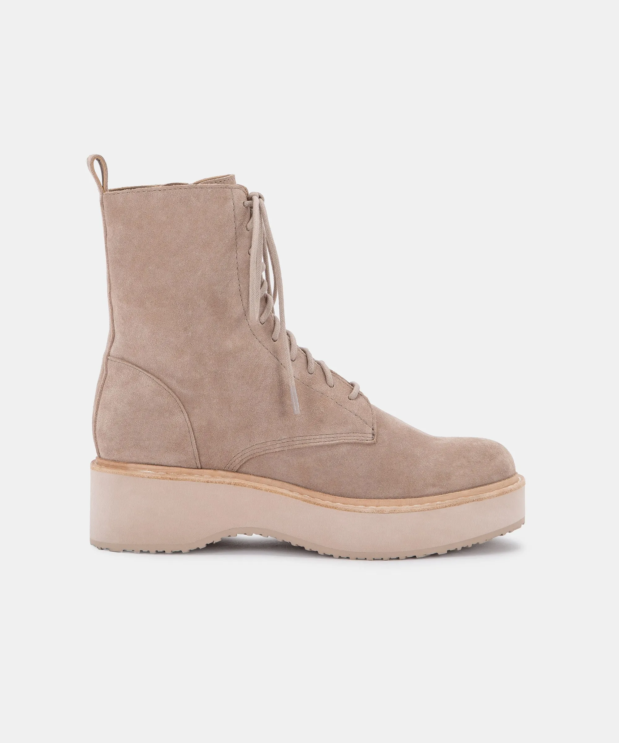 VELA BOOTS ALMOND SUEDE - re:vita sold by Dolce Vita