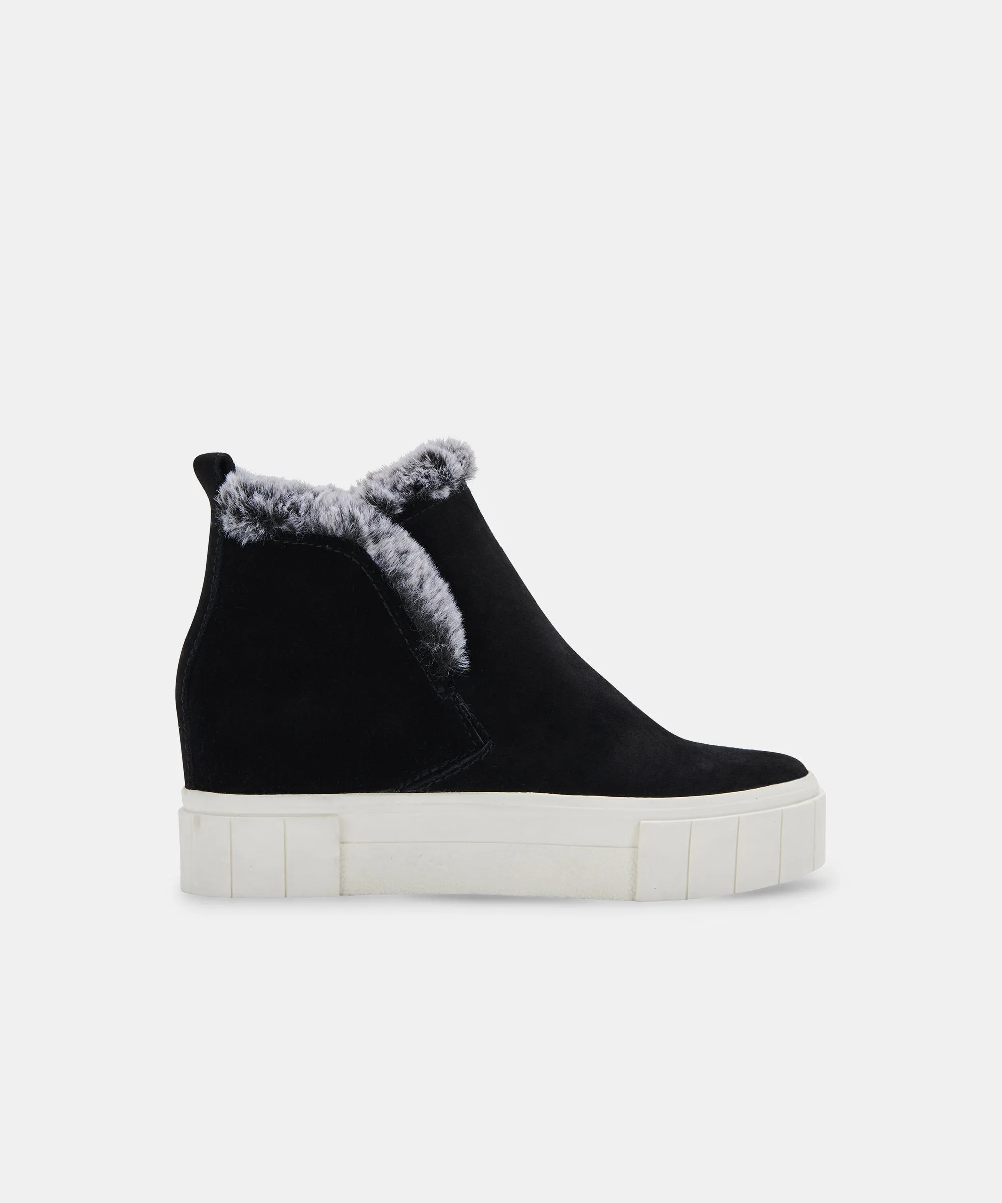 ZALI SNEAKERS BLACK SUEDE - re:vita sold by Dolce Vita