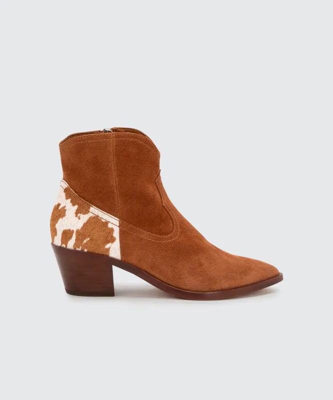 SENICA BOOTIES BROWN - re:vita sold by Dolce Vita
