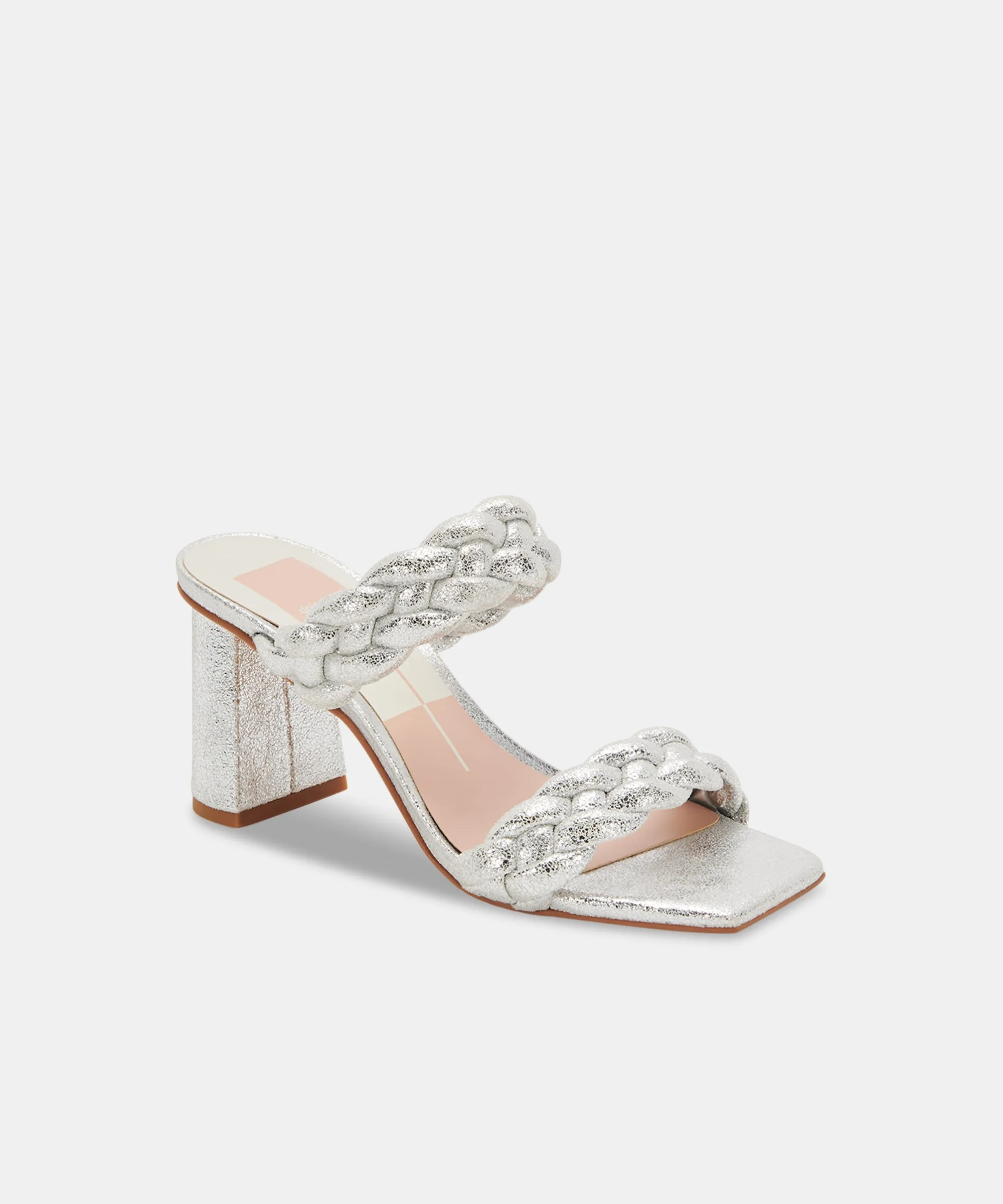 PAILY HEELS SILVER METALLIC STELLA SUEDE - re:vita sold by Dolce Vita product image thumbnail 3