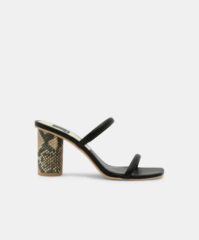 NOLES HEELS BLACK - re:vita sold by Dolce Vita
