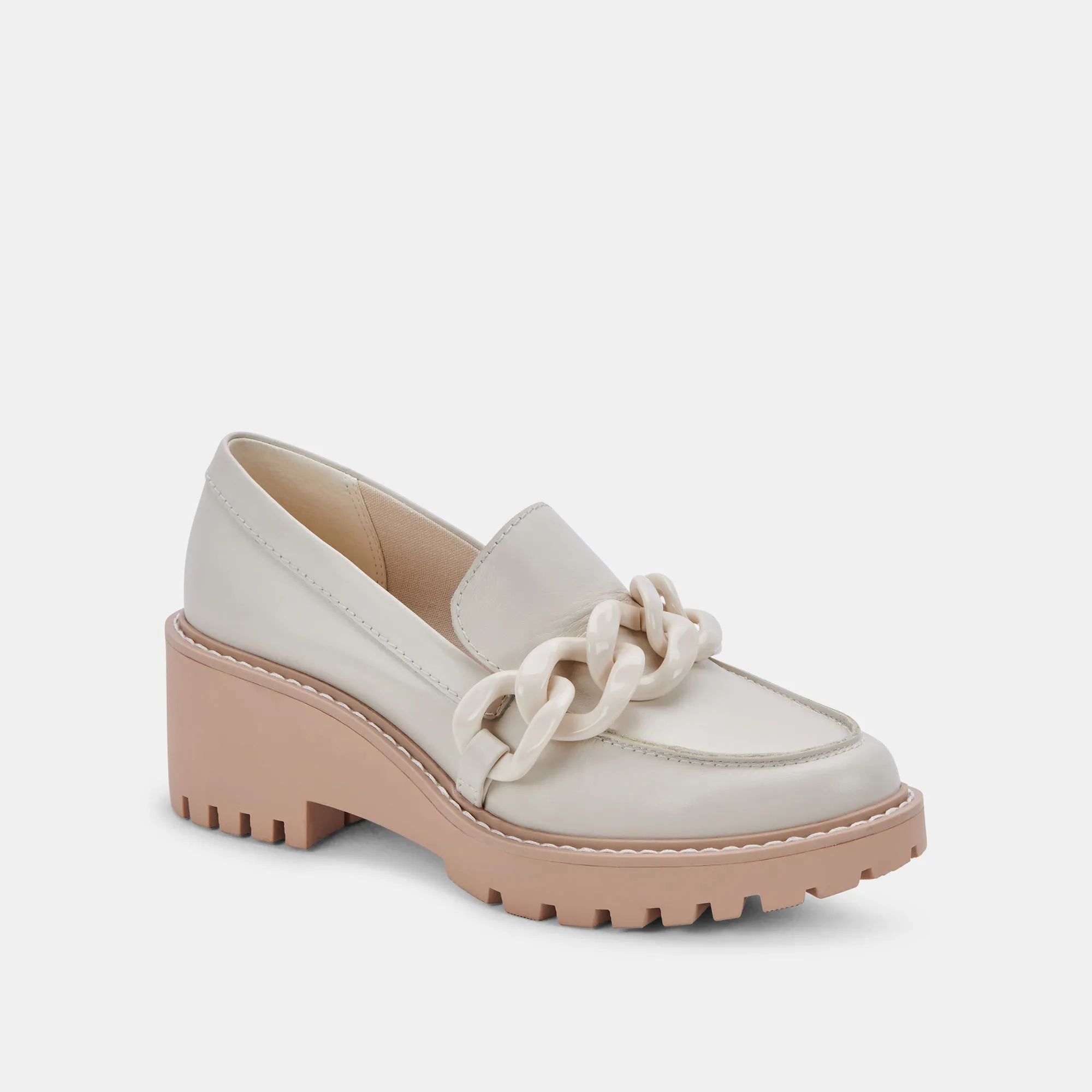 HARIS LOAFERS IVORY LEATHER - re:vita sold by Dolce Vita product image thumbnail 3
