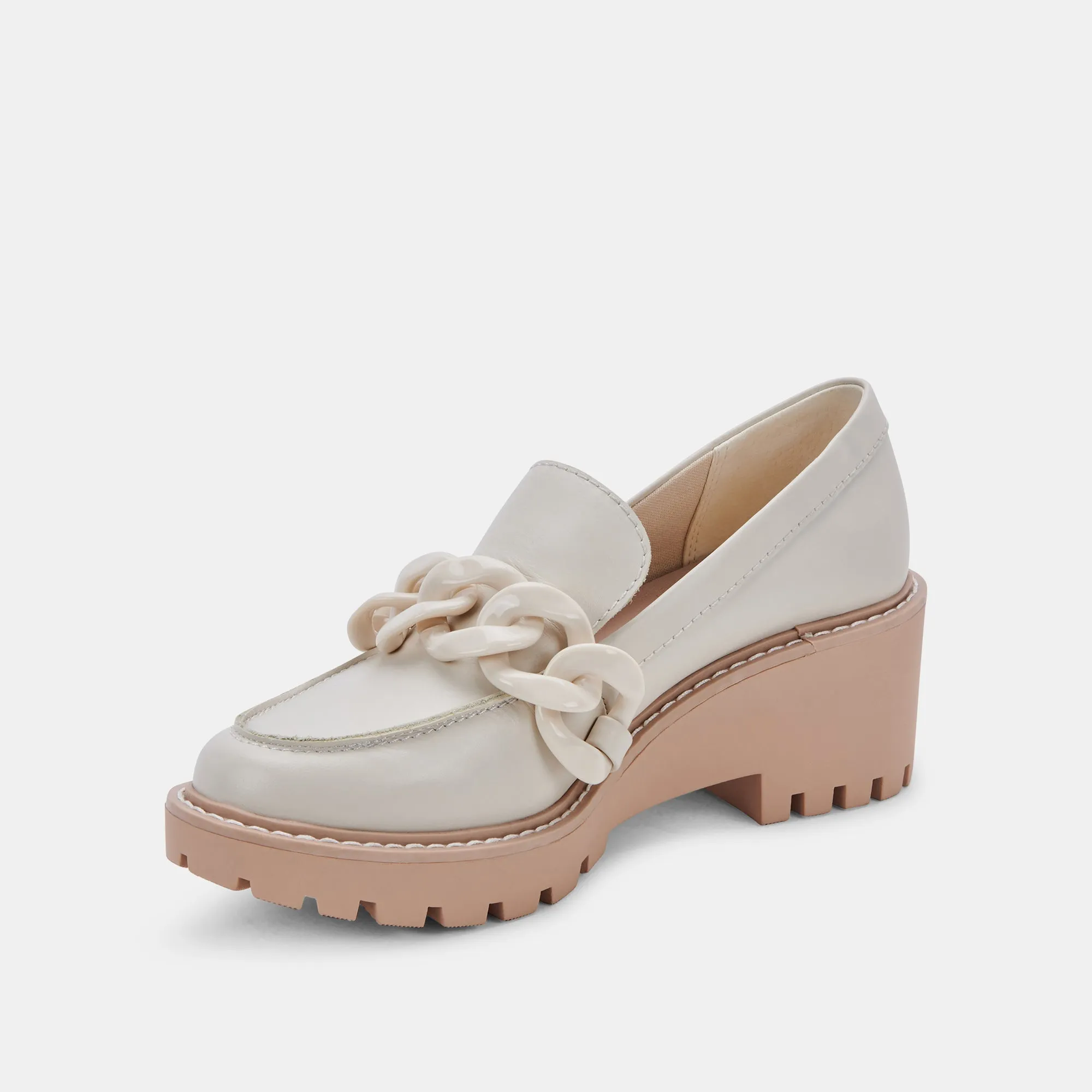 HARIS LOAFERS IVORY LEATHER - re:vita sold by Dolce Vita product image thumbnail 5