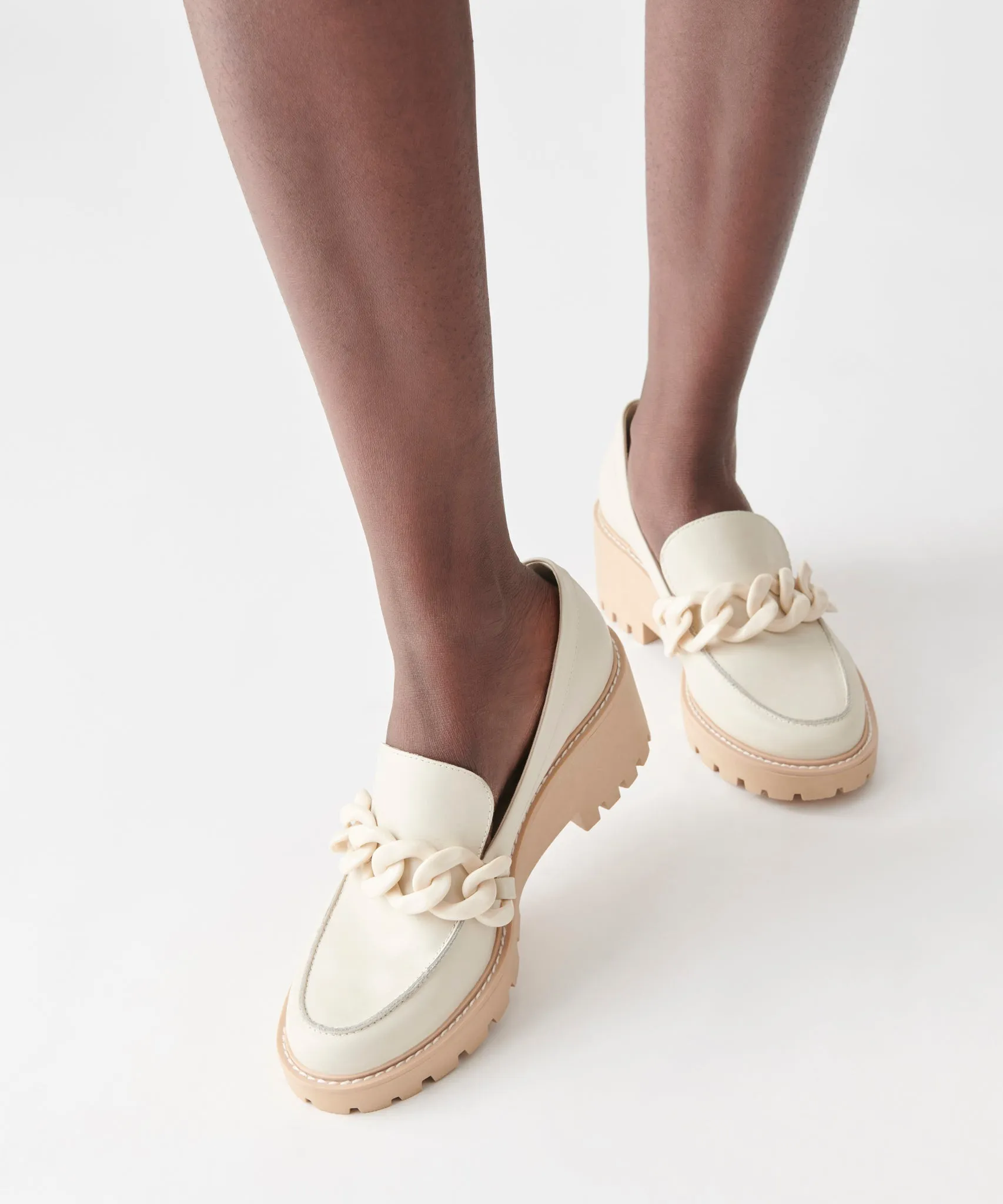 HARIS LOAFERS IVORY LEATHER - re:vita sold by Dolce Vita product image thumbnail 2