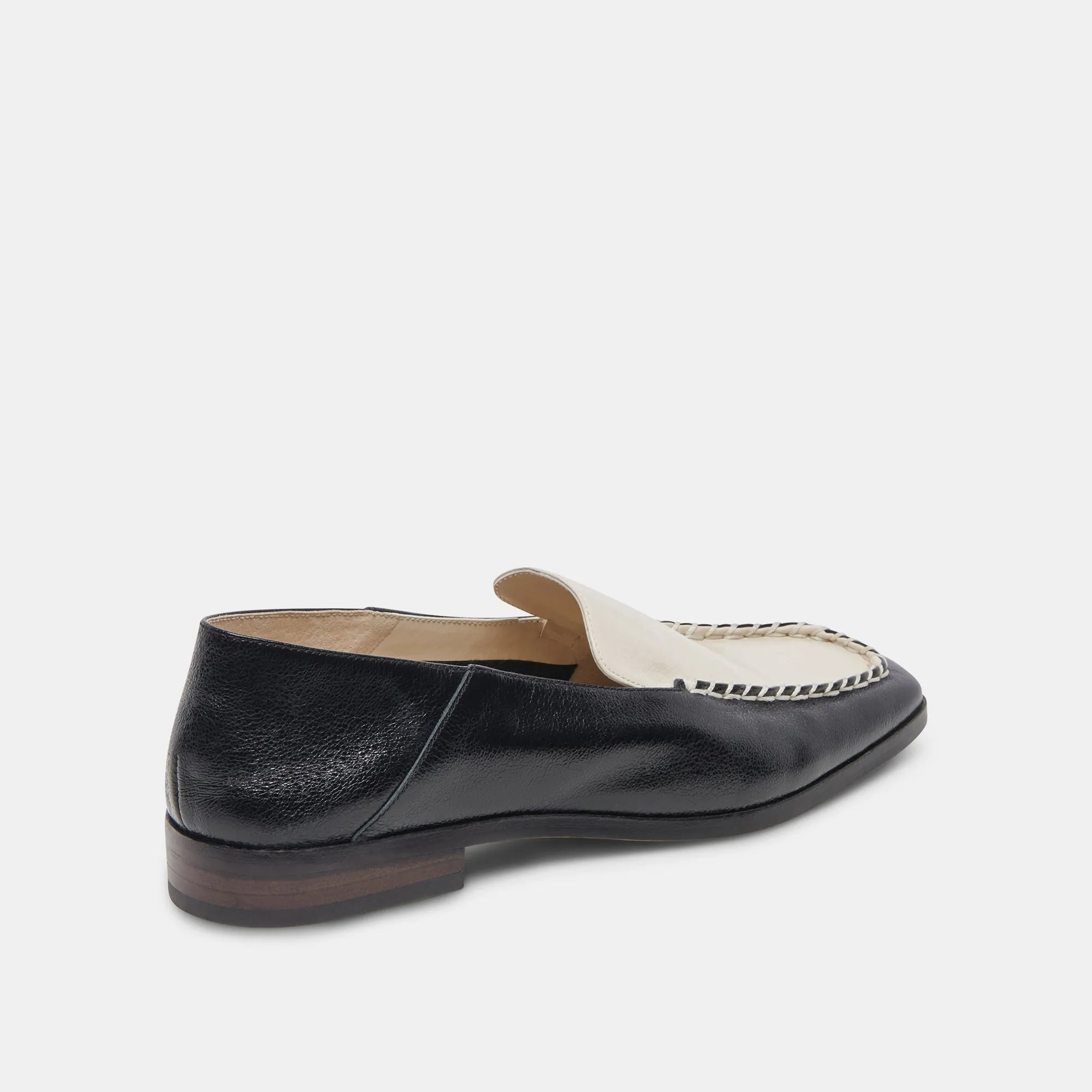 BENY WIDE FLATS WHITE BLACK CRINKLE PATENT - re:vita sold by Dolce Vita product image thumbnail 5