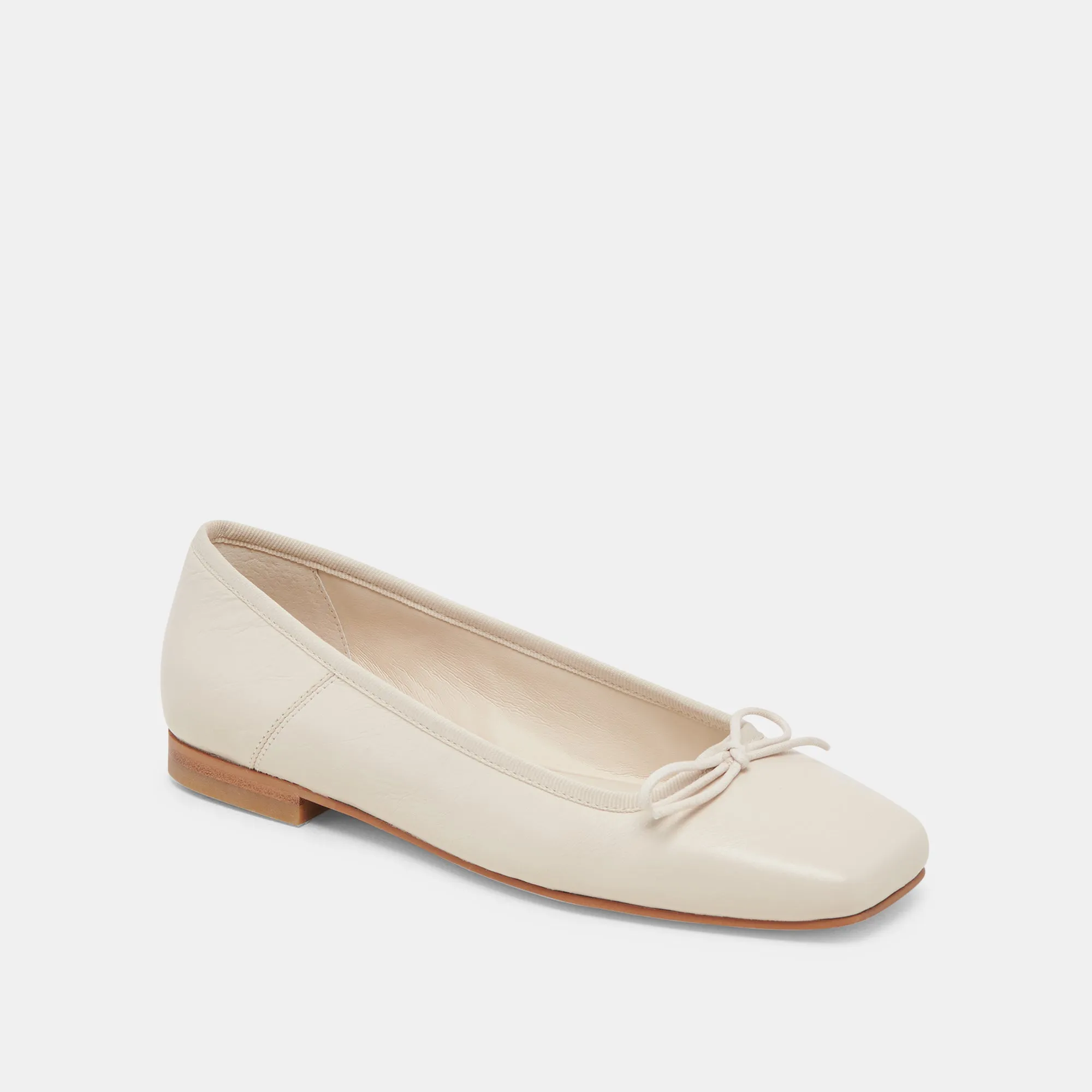 ANISA BALLET FLATS CREME CRINKLE PATENT - re:vita sold by Dolce Vita product image thumbnail 3