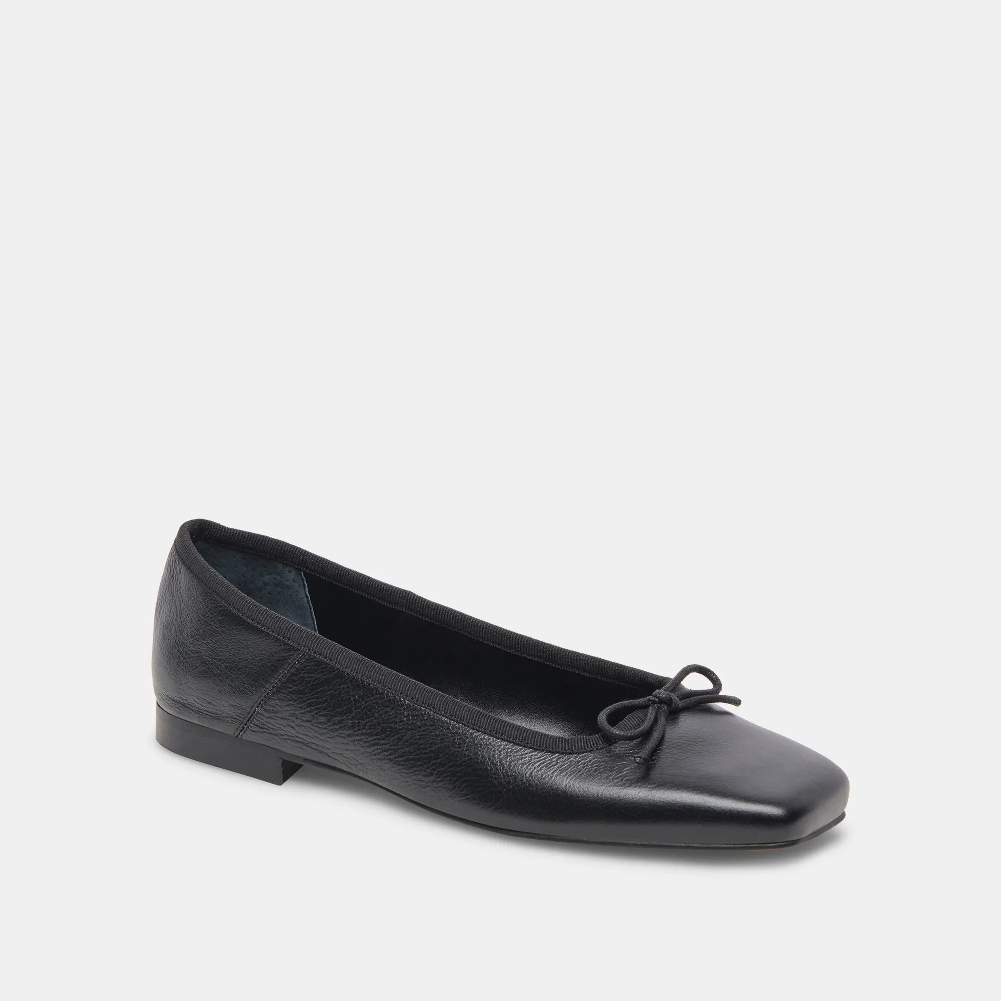 ANISA WIDE BALLET FLATS BLACK LEATHER - re:vita sold by Dolce Vita product image thumbnail 2
