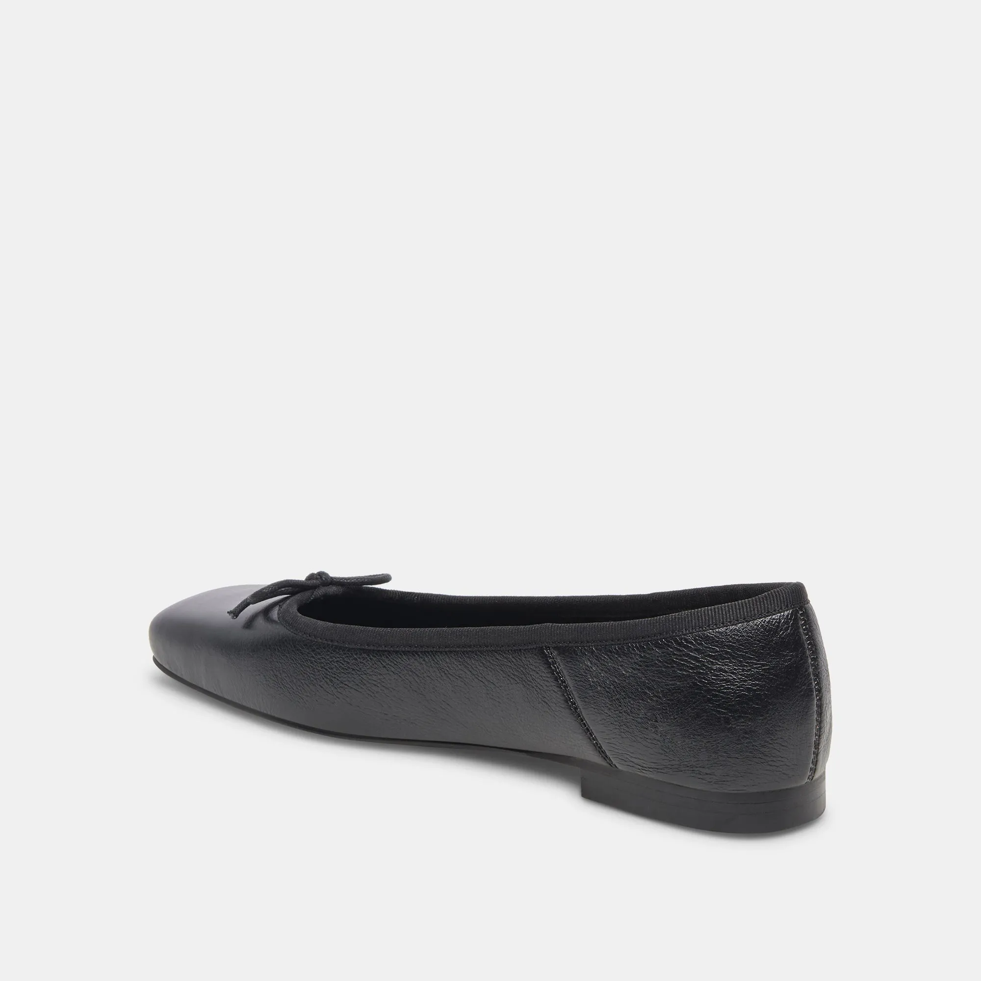 ANISA WIDE BALLET FLATS BLACK LEATHER - re:vita sold by Dolce Vita product image thumbnail 5