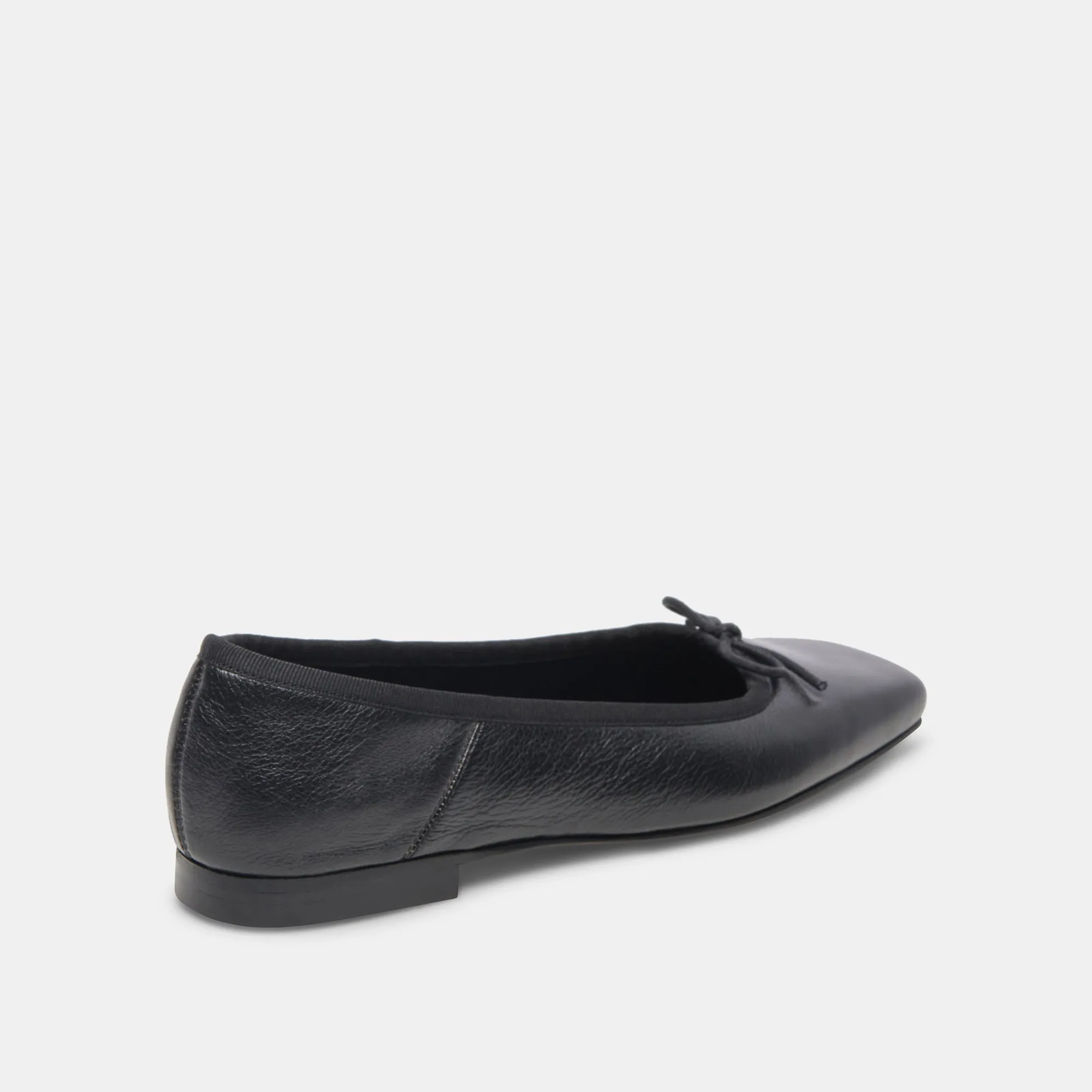 ANISA WIDE BALLET FLATS BLACK LEATHER - re:vita sold by Dolce Vita product image thumbnail 3