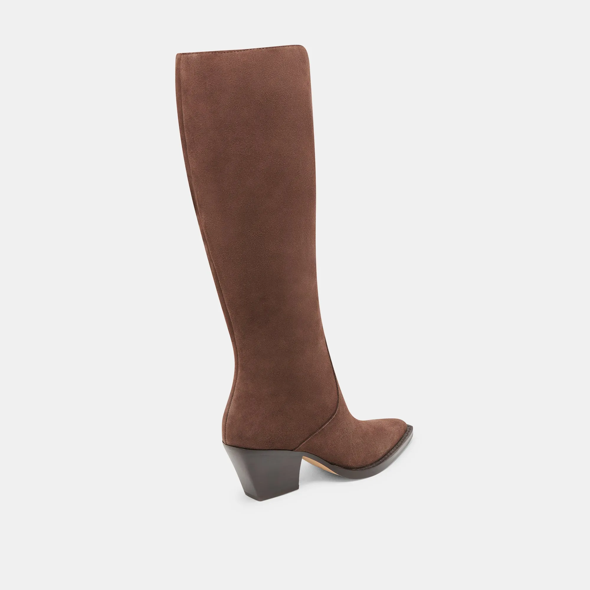 RAJ WIDE CALF BOOTS DK BROWN SUEDE - re:vita sold by Dolce Vita product image thumbnail 3