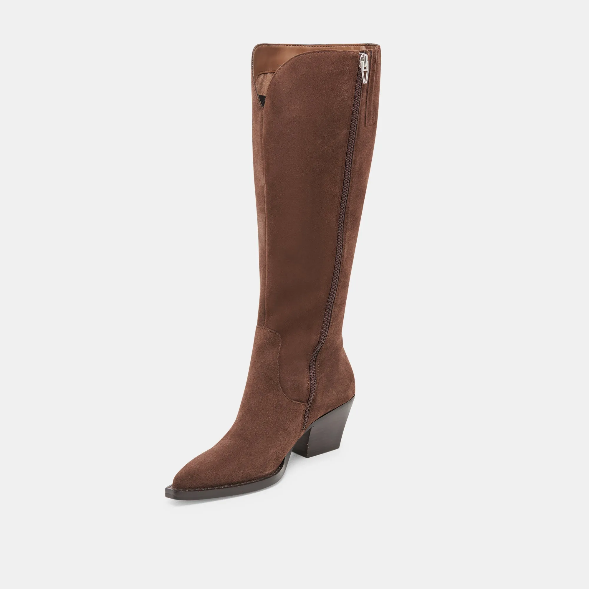 RAJ WIDE CALF BOOTS DK BROWN SUEDE - re:vita sold by Dolce Vita product image thumbnail 4