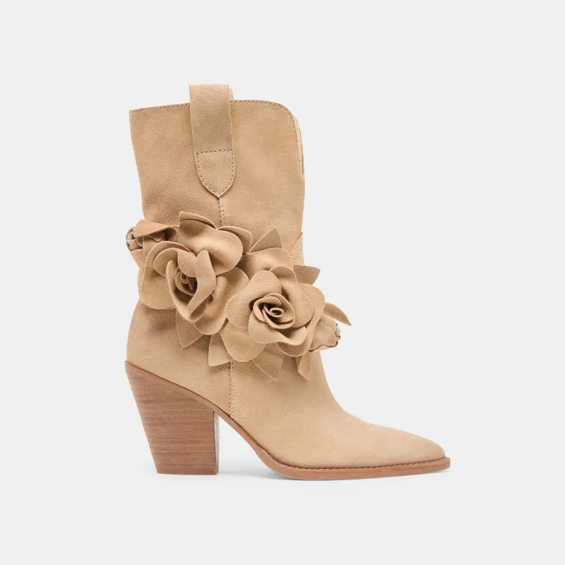JAKEL BOOTS CAMEL SUEDE sold by Dolce Vita