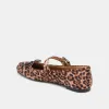 GIBSEN BALLET FLATS DK LEOPARD SATIN sold by Dolce Vita