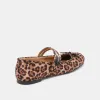 GIBSEN BALLET FLATS DK LEOPARD SATIN sold by Dolce Vita