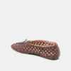 EDDA BALLET FLATS BROWN WOVEN LEATHER sold by Dolce Vita