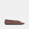 EDDA BALLET FLATS BROWN WOVEN LEATHER sold by Dolce Vita