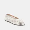 EDDA BALLET FLATS BONE WOVEN LEATHER sold by Dolce Vita