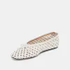 EDDA BALLET FLATS BONE WOVEN LEATHER sold by Dolce Vita