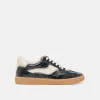 NOTICE STITCH SNEAKERS NOIR CROCO EMBOSSED LEATHER sold by Dolce Vita