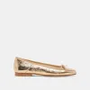 ANISA BALLET FLATS GOLD DISTRESSED LEATHER - re:vita sold by Dolce Vita