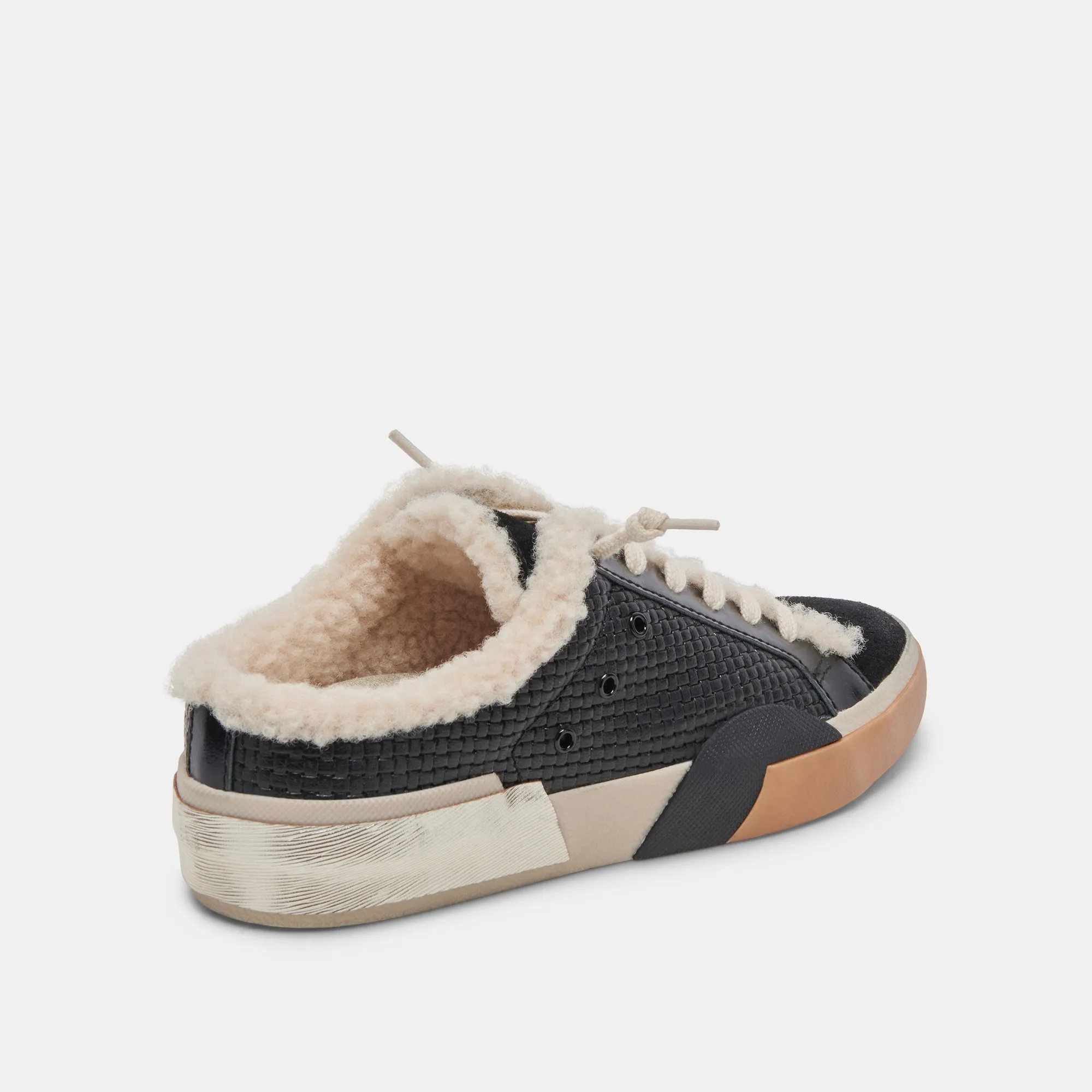 ZANTEL SNEAKERS BLACK WOVEN - re:vita sold by Dolce Vita product image thumbnail 3