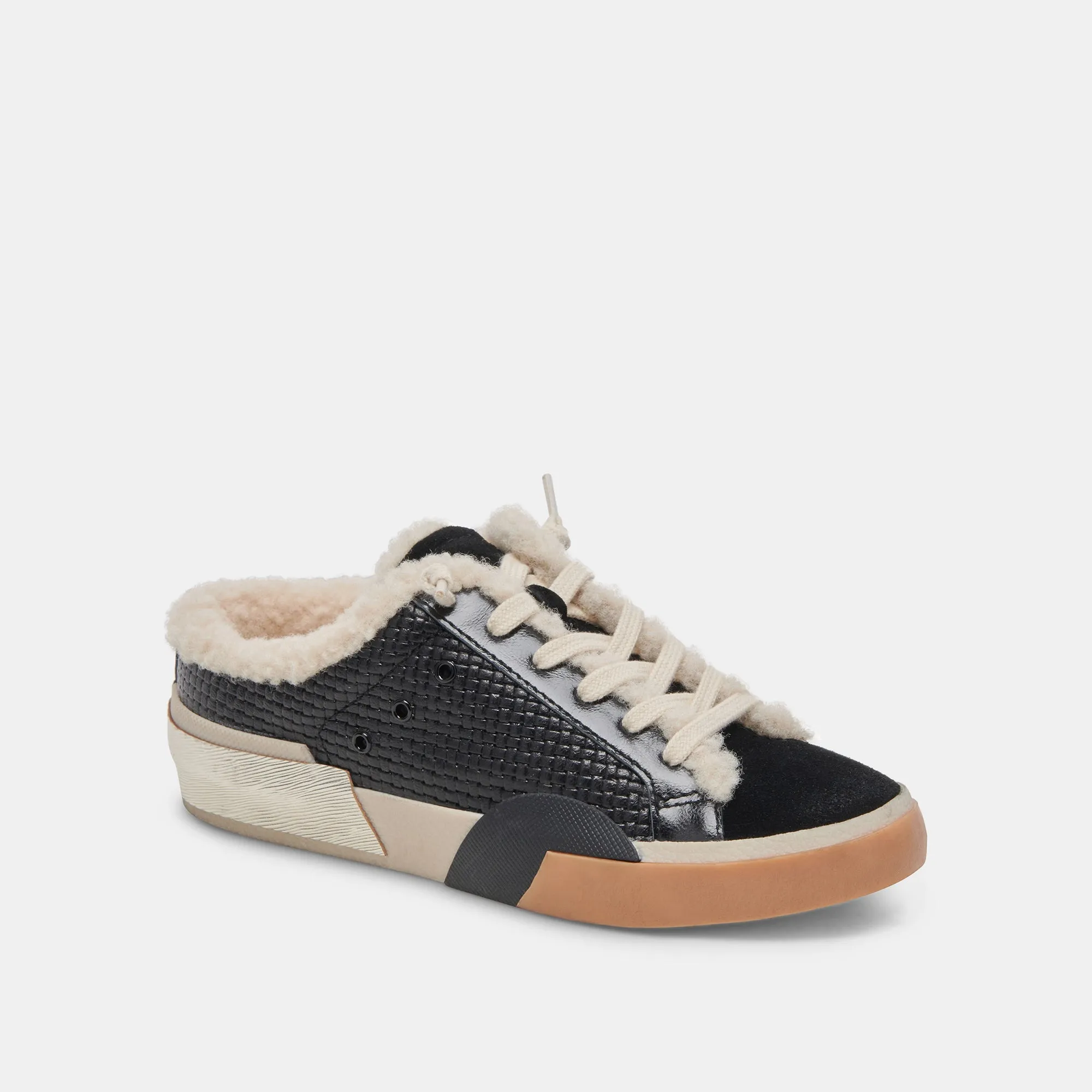 ZANTEL SNEAKERS BLACK WOVEN - re:vita sold by Dolce Vita product image thumbnail 2