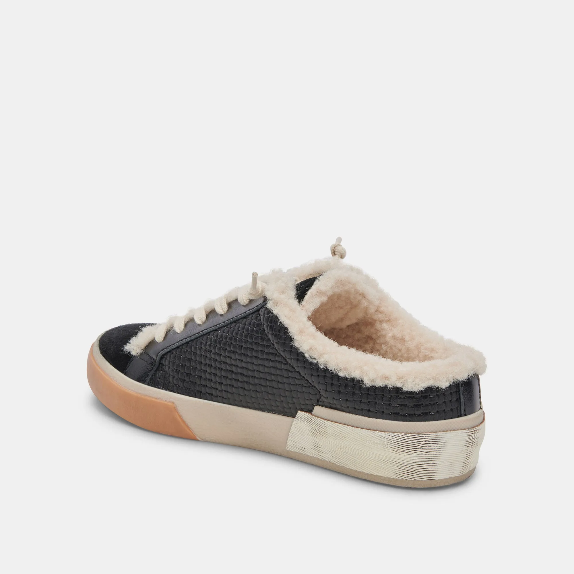 ZANTEL SNEAKERS BLACK WOVEN - re:vita sold by Dolce Vita product image thumbnail 5