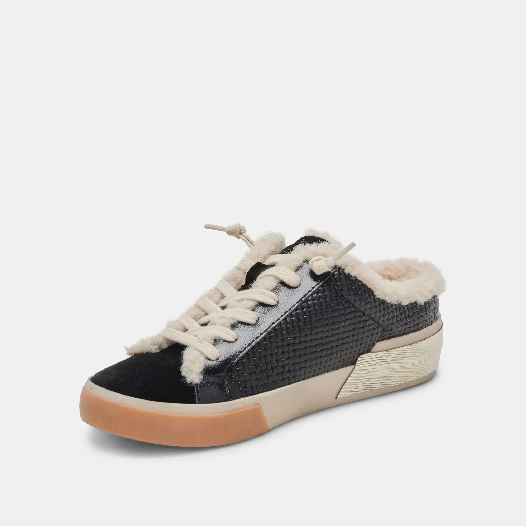 ZANTEL SNEAKERS BLACK WOVEN - re:vita sold by Dolce Vita product image thumbnail 4
