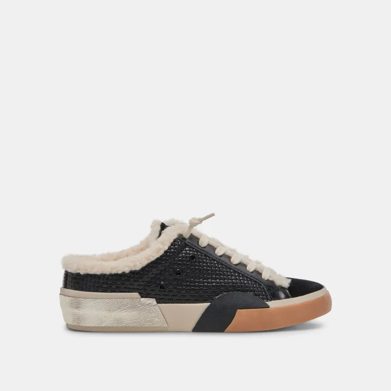ZANTEL SNEAKERS BLACK WOVEN - re:vita sold by Dolce Vita