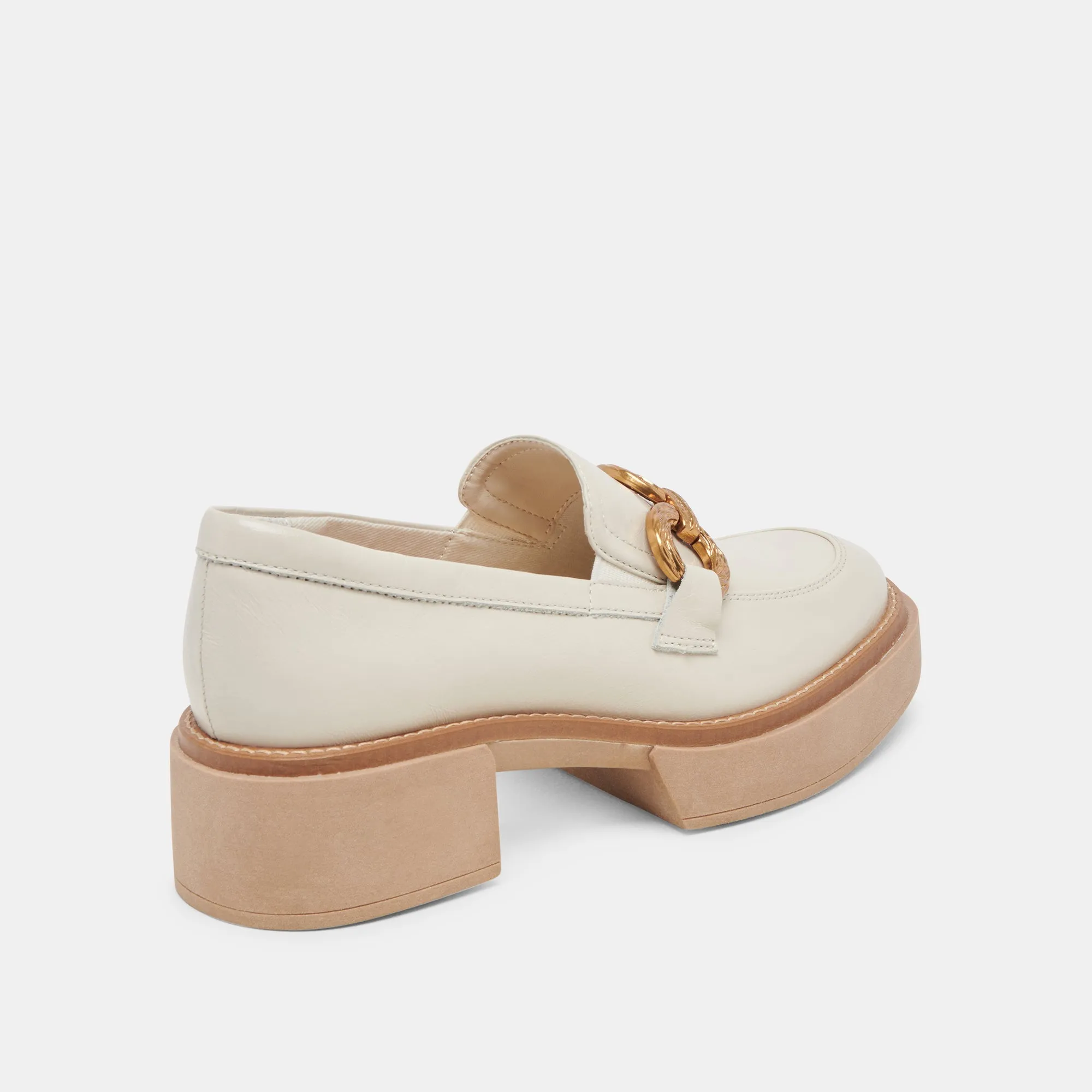 SHEENA LOAFERS IVORY CRINKLE PATENT - re:vita sold by Dolce Vita product image thumbnail 4
