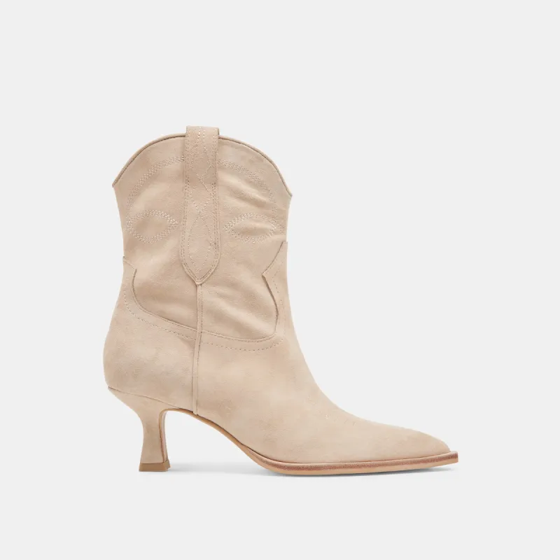 ANGEL BOOTIES DUNE SUEDE made by Dolce Vita