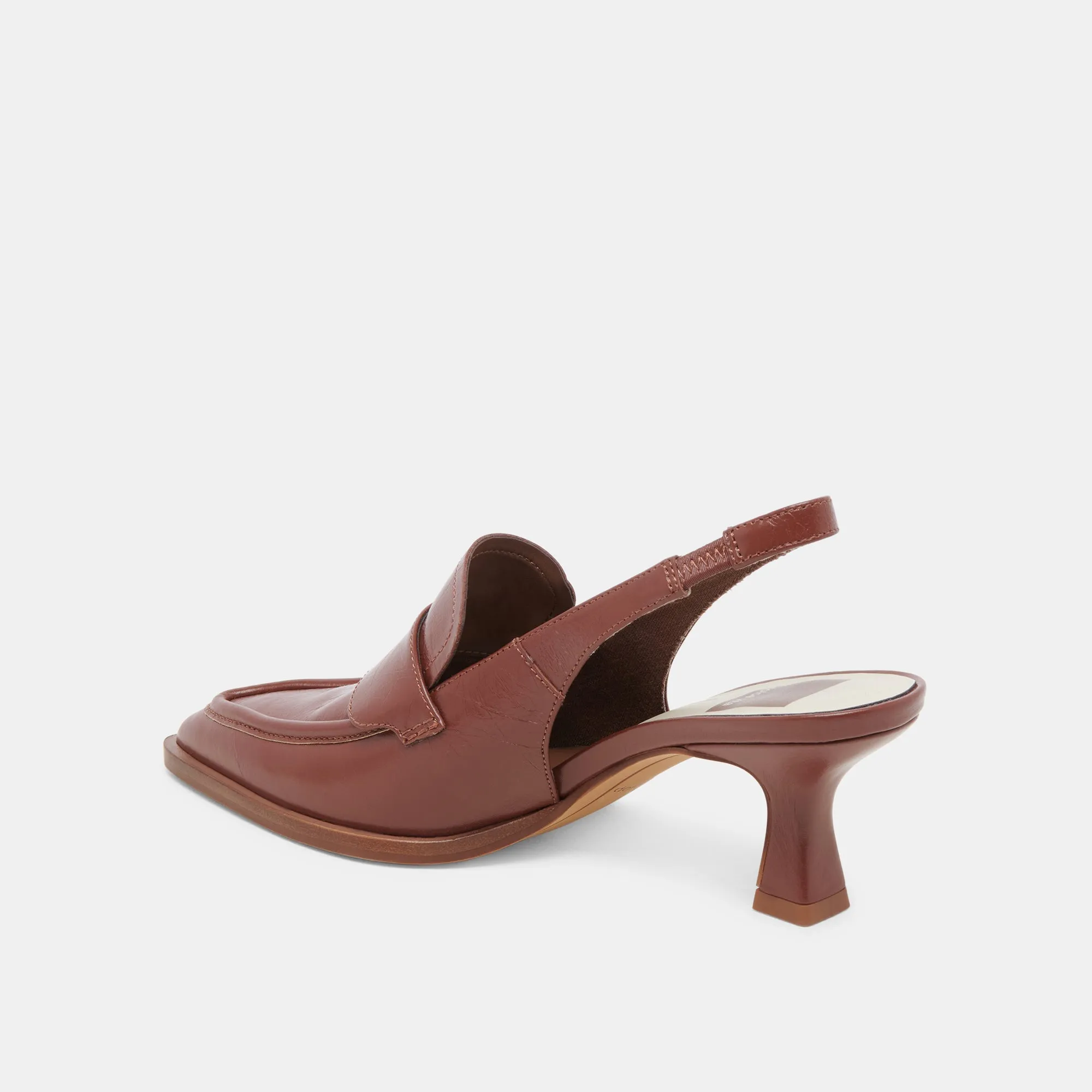 ADELE HEELS BROWN CRINKLE PATENT LEATHER - re:vita sold by Dolce Vita product image thumbnail 5