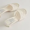 MEEZA PEARL HEELS IVORY MESH - re:vita sold by Dolce Vita