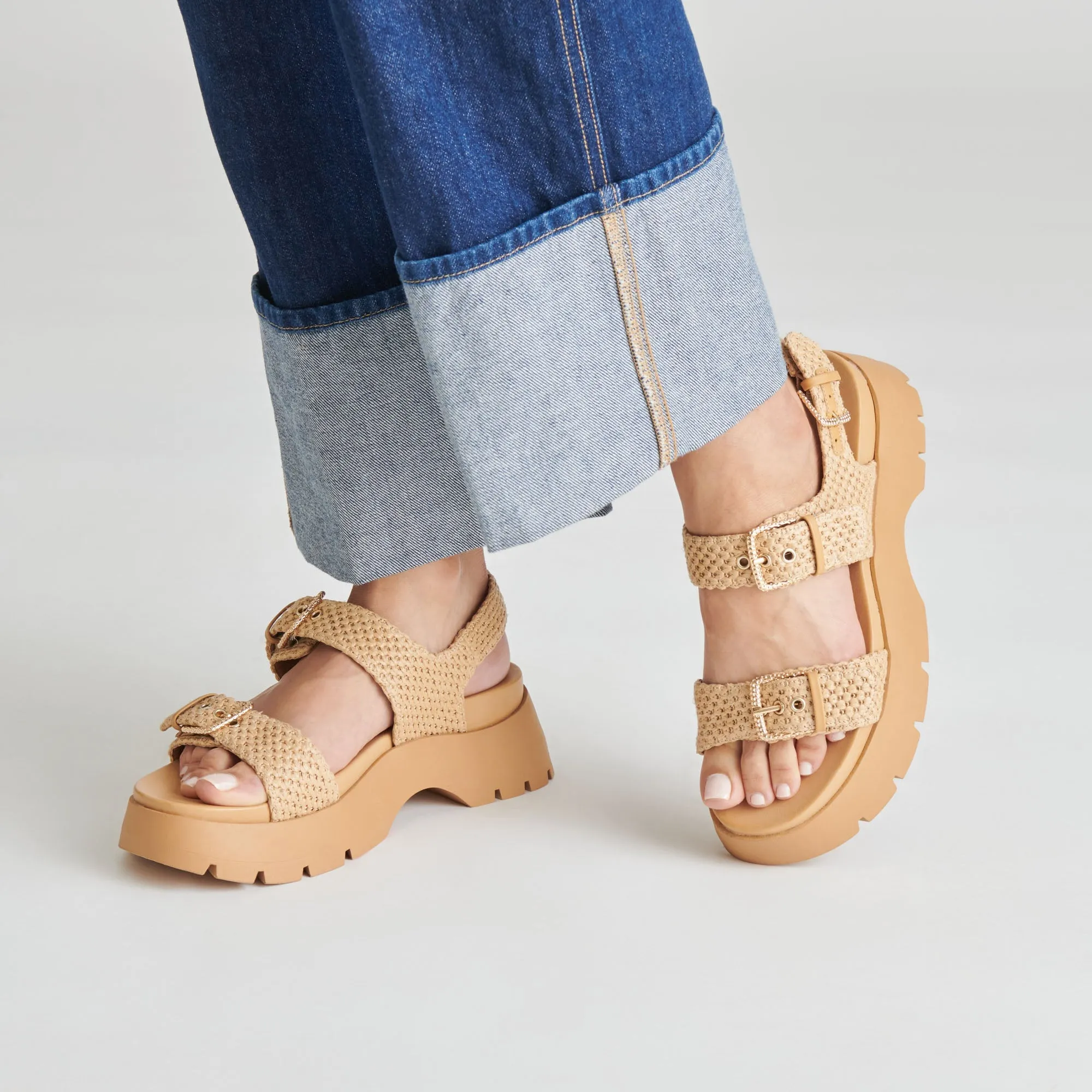 PALDA SANDALS NATURAL RAFFIA - re:vita sold by Dolce Vita product image thumbnail 3