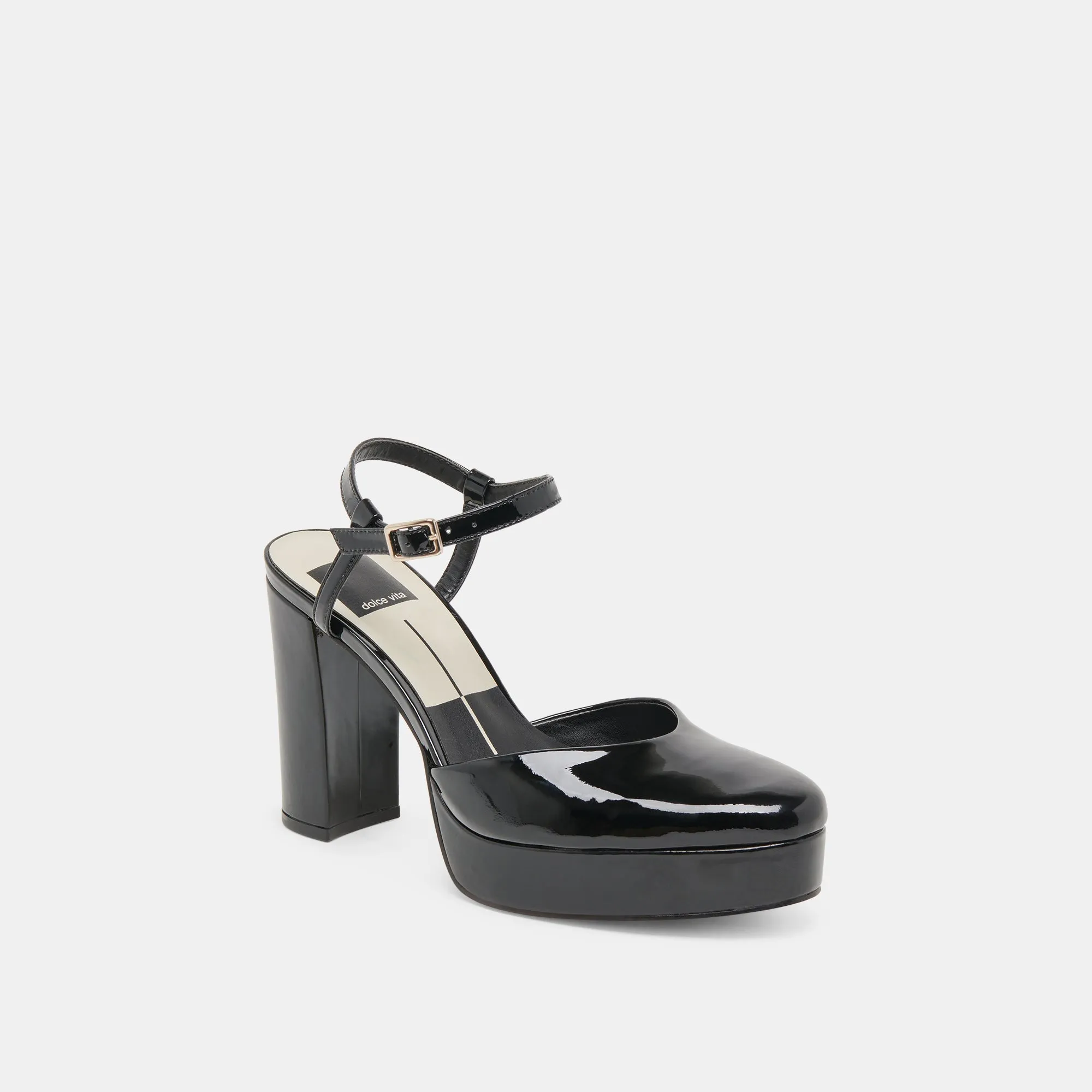 CLAUD HEELS MIDNIGHT PATENT LEATHER - re:vita sold by Dolce Vita product image thumbnail 2
