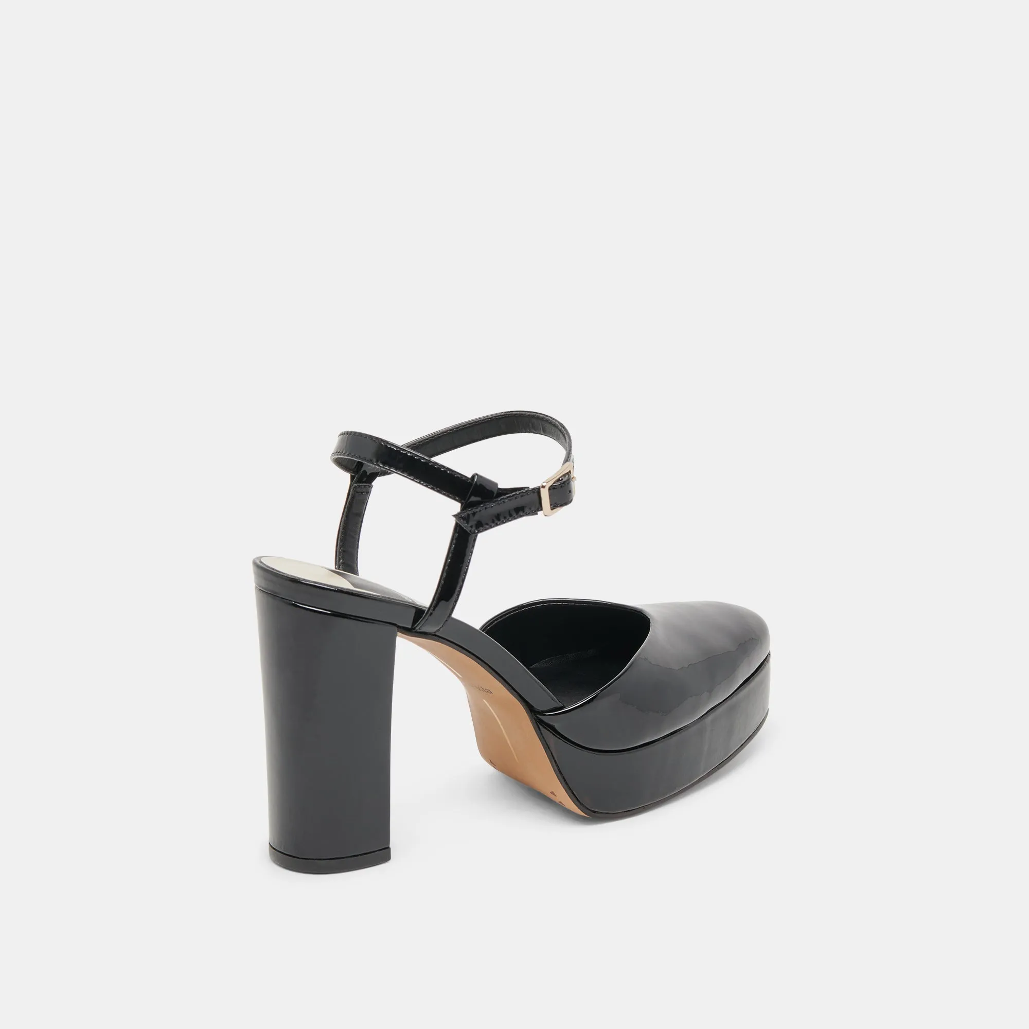 CLAUD HEELS MIDNIGHT PATENT LEATHER - re:vita sold by Dolce Vita product image thumbnail 3