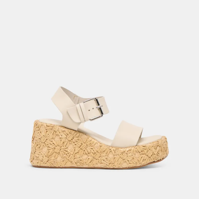AURI WEDGES BONE LEATHER sold by Dolce Vita