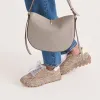 BURANO CROSSBODY GREY LEATHER sold by Dolce Vita