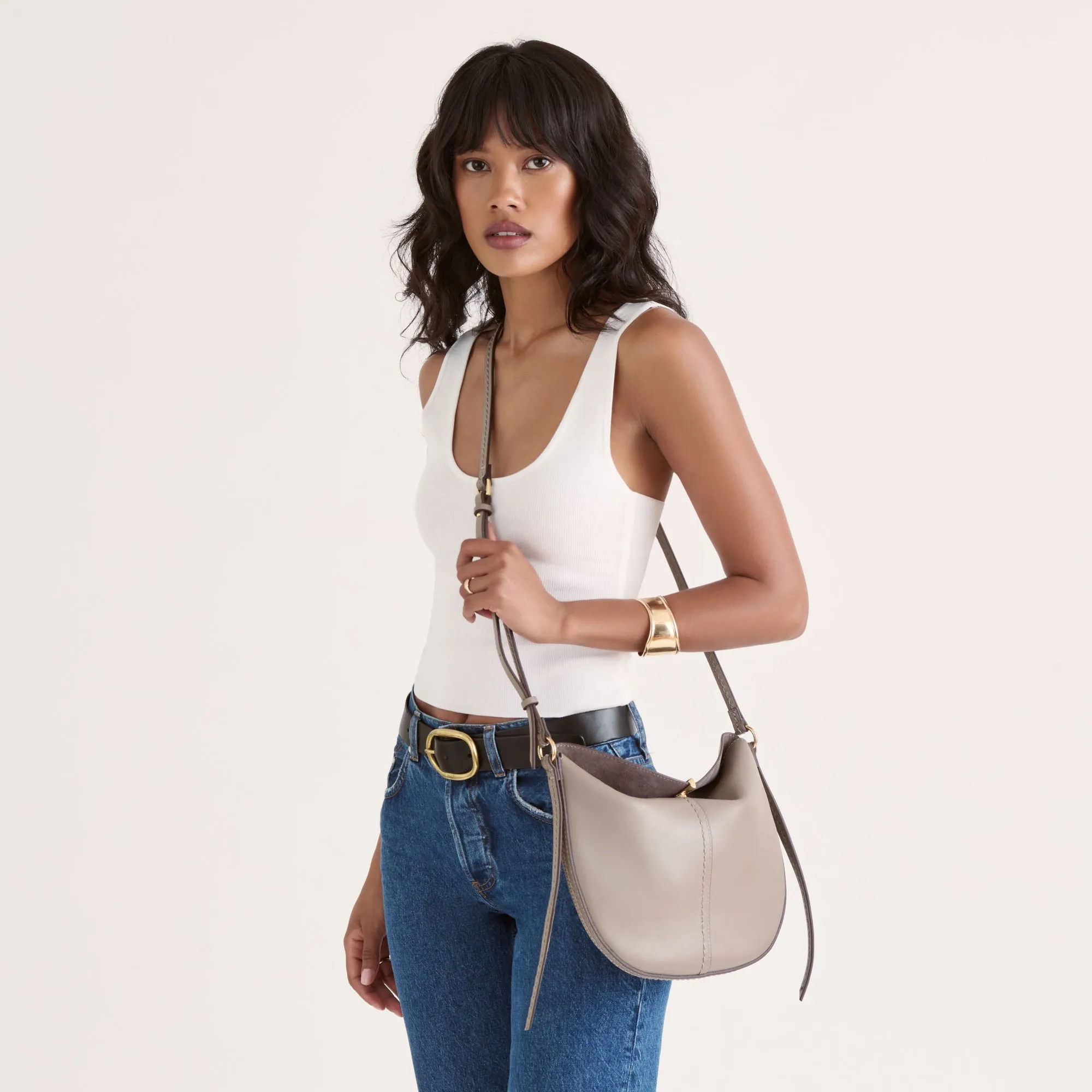BURANO CROSSBODY GREY LEATHER sold by Dolce Vita product image thumbnail 4