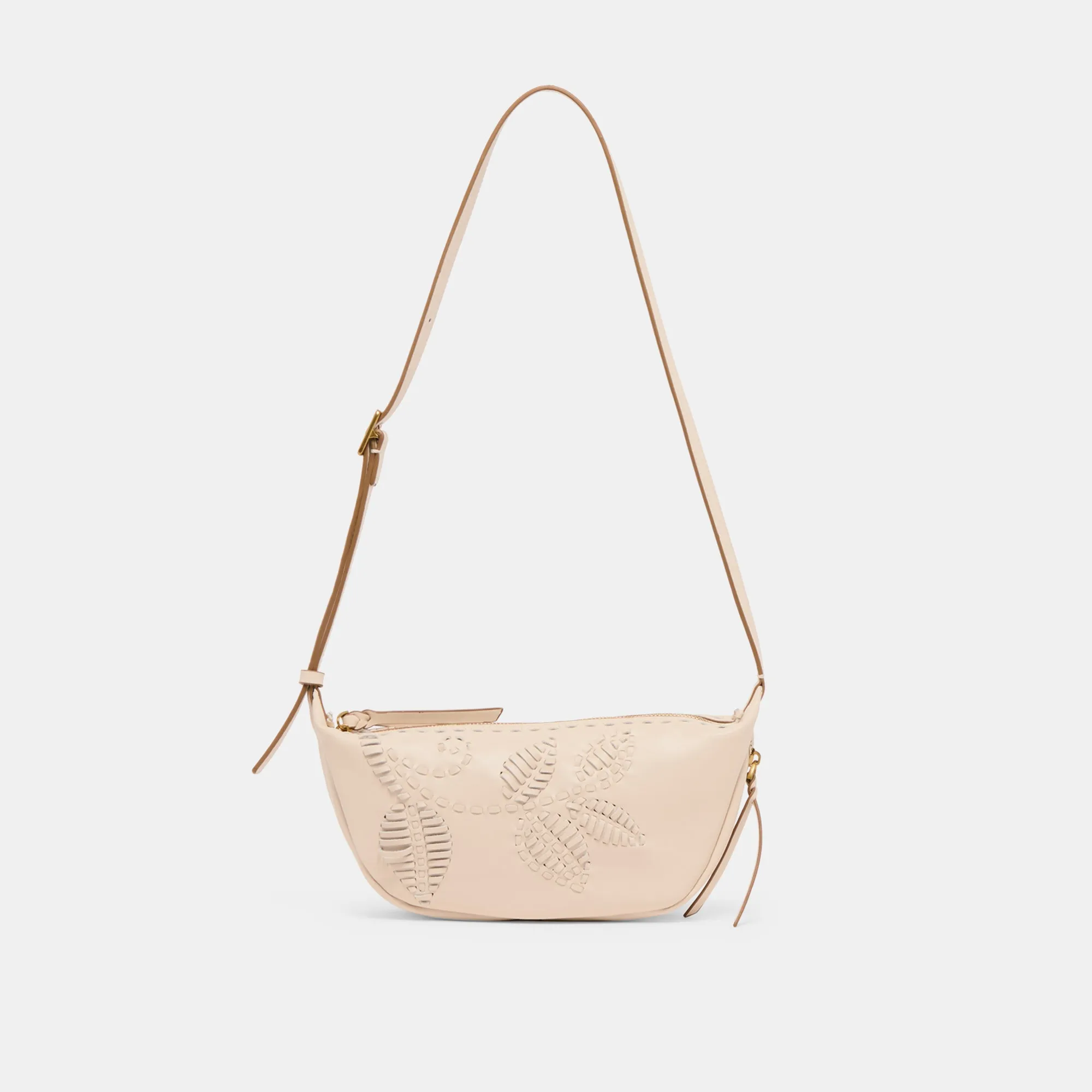 LIPARI CROSSBODY CREME LEATHER sold by Dolce Vita