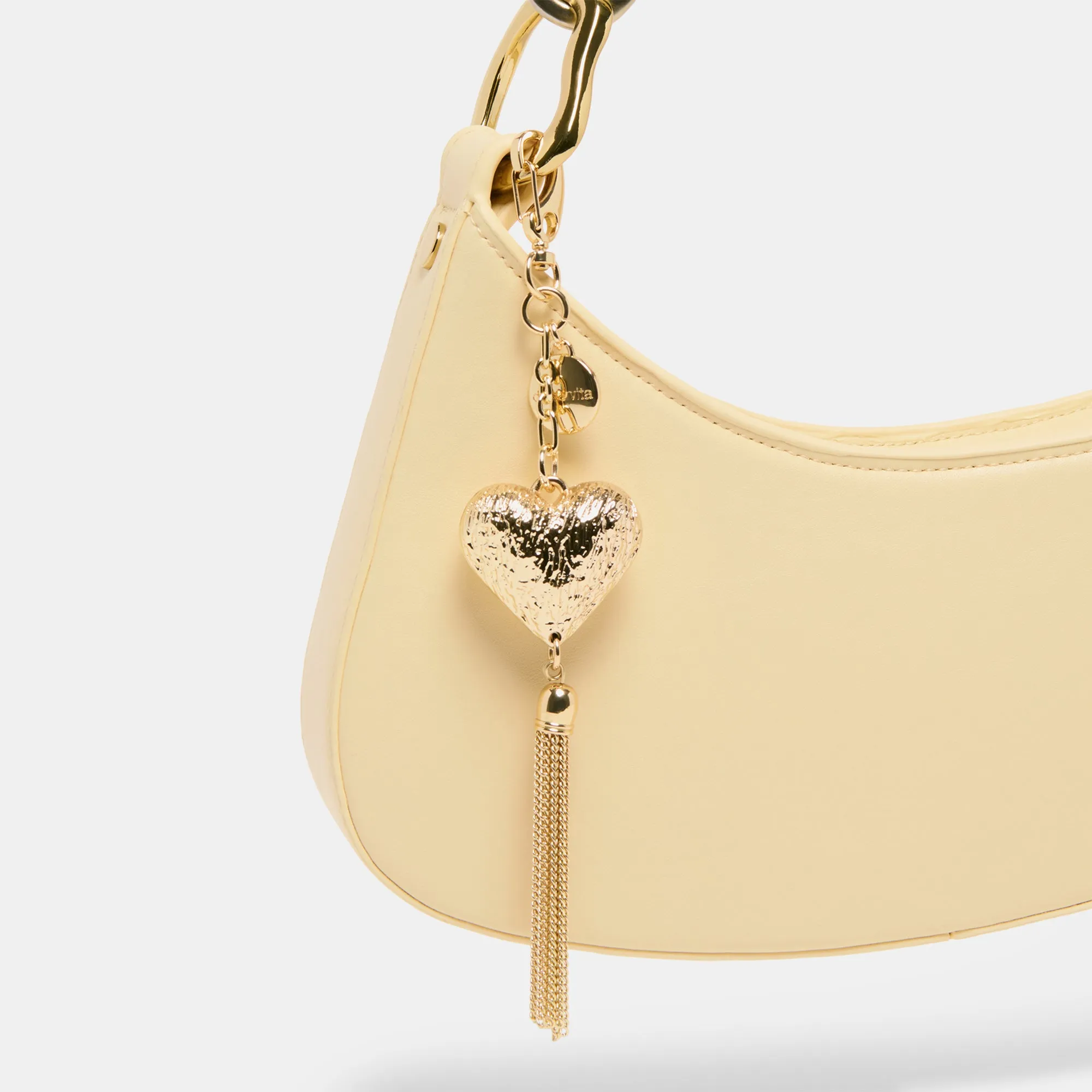 HEART TASSEL BAG CHARM GOLD sold by Dolce Vita product image thumbnail 3