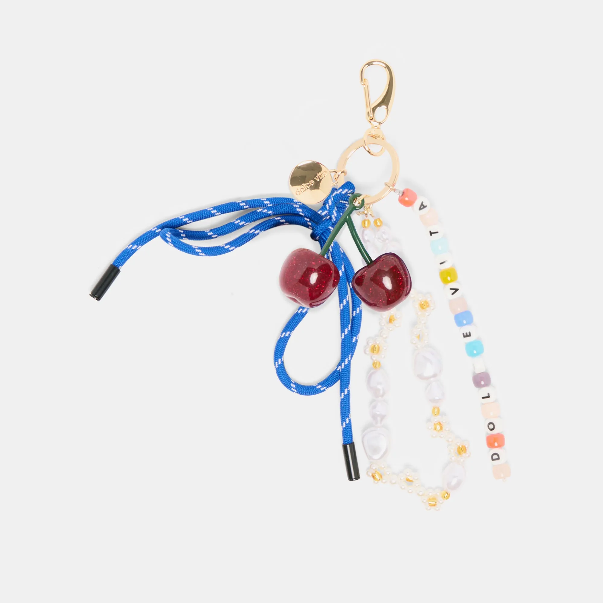 DOLCE VITA BEADED BAG CHARM BLUE MULTI sold by Dolce Vita