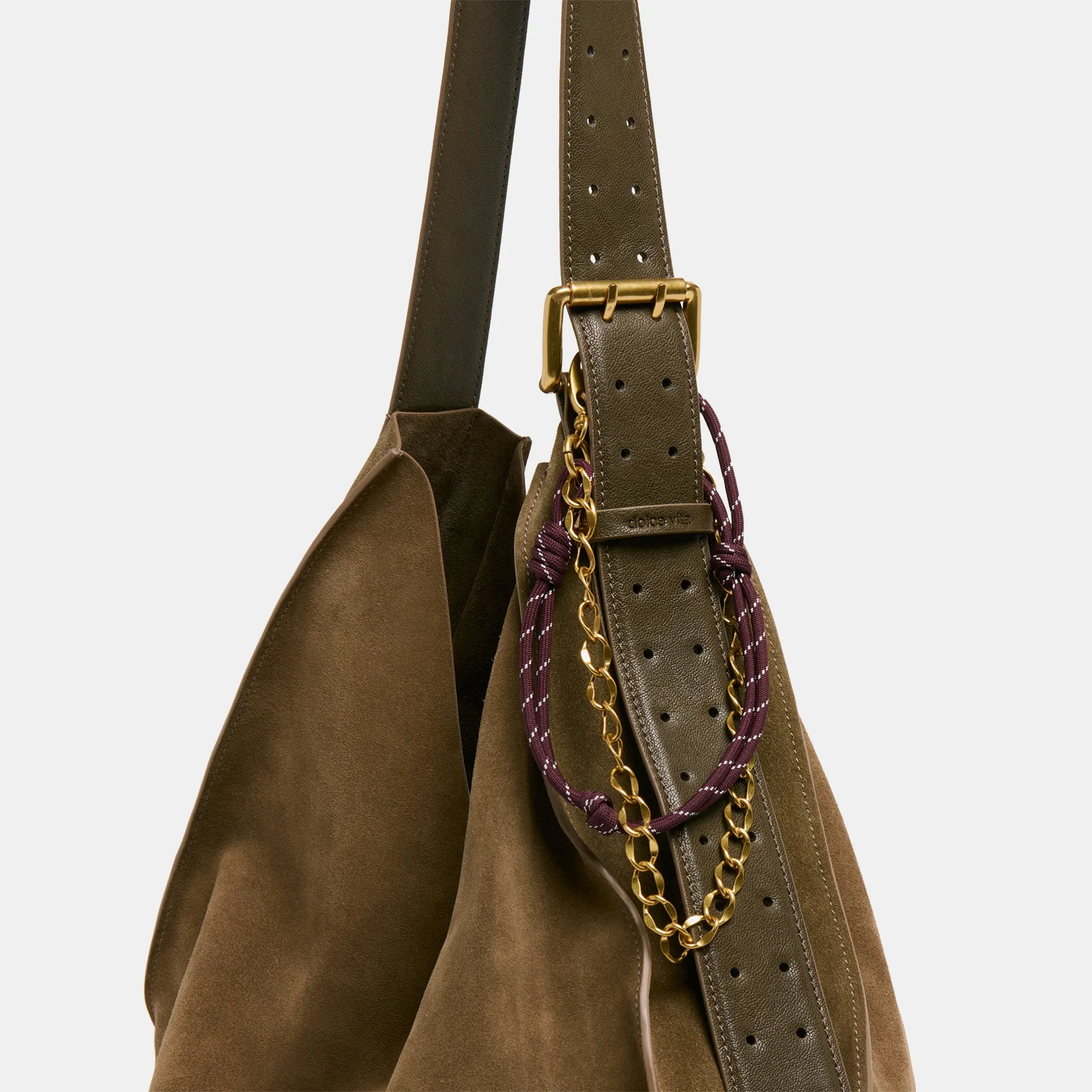 ROPE + CHAIN BAG CHARM BURGUNDY MULTI sold by Dolce Vita product image thumbnail 3