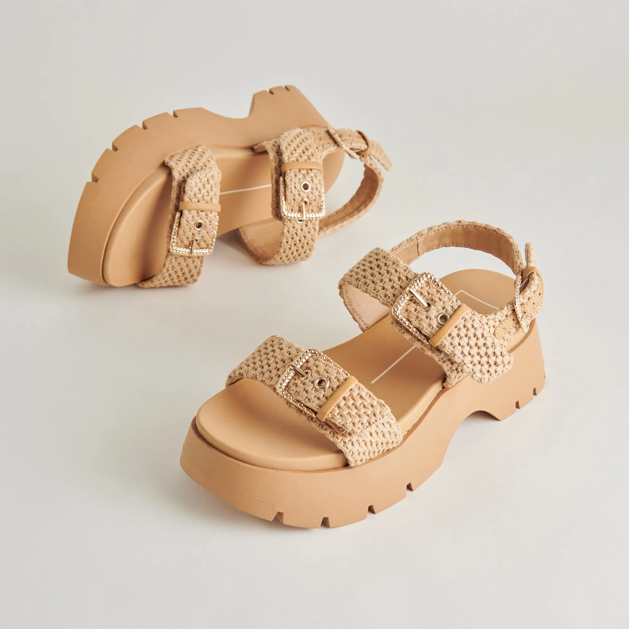 PALDA SANDALS NATURAL RAFFIA - re:vita sold by Dolce Vita product image thumbnail 2